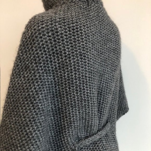 Chunky Knit Wool Anthropologie/Elsamanda Sweater / Cardigan Made in Italy, Small - Picture 5 of 12